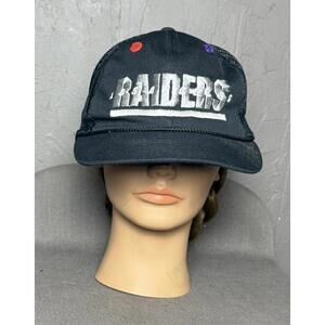 VTG Sports Specialties NFL Los Angeles Raiders (LV) OS Mesh Snapback Trucker Hat